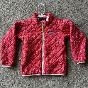 Patagonia Floral Red Quilted Jacket